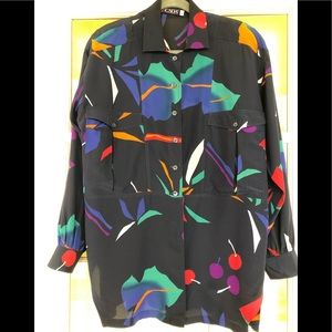 Escada by Margaretha Ley Silk Blouse